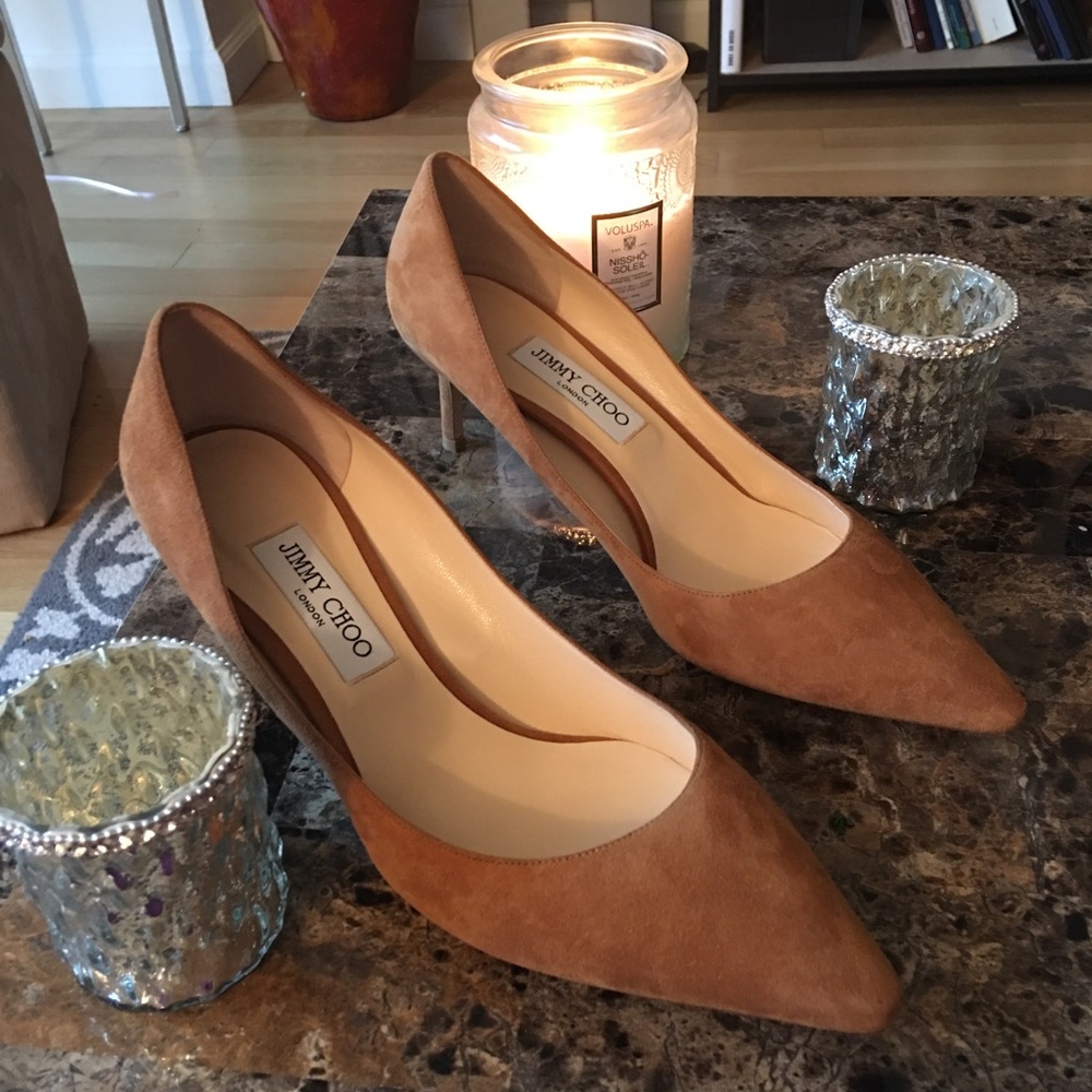 Jimmy Choo Romy 60 Suede Color: Canyon Size41 1/2